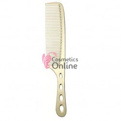 Pieptene metalic de coafor si frizerie Cod ZSK15 Gold